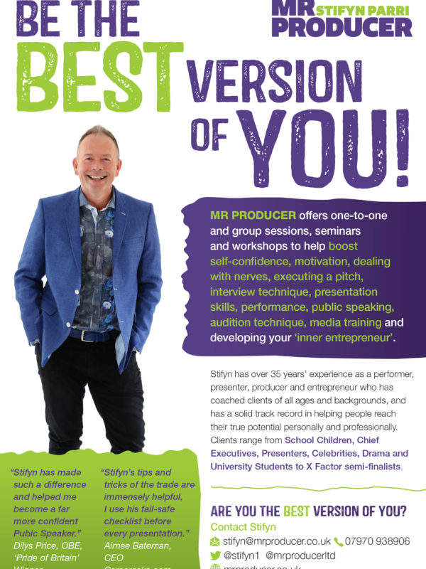 Stifyn Parri – Be the Best Version of You!